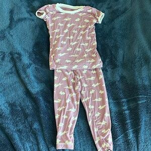 KicKee Pants bunny 2 piece pjs 18-24m